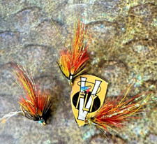 3 V Fly Size 12 Ultimate wilie Gunn Flamethrower Double Salmon Flies