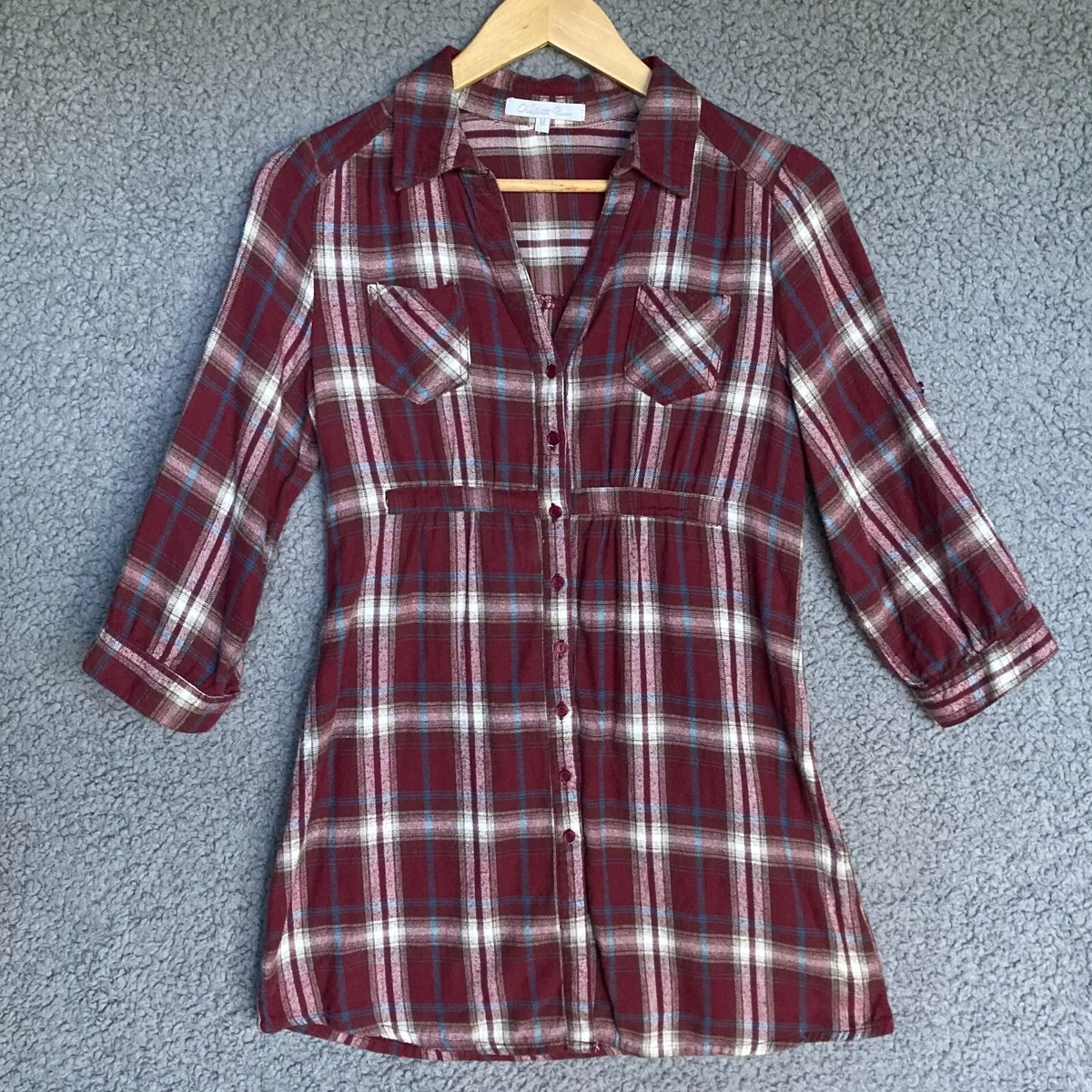 Charlotte russe top plaid dress