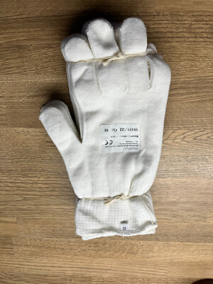 Produktbild von 10 Paar Baumwollhandschuhe Weiß Von BAU DISCOUNT – Lange Stoffhandschuhe Für Arbeit & Schutz