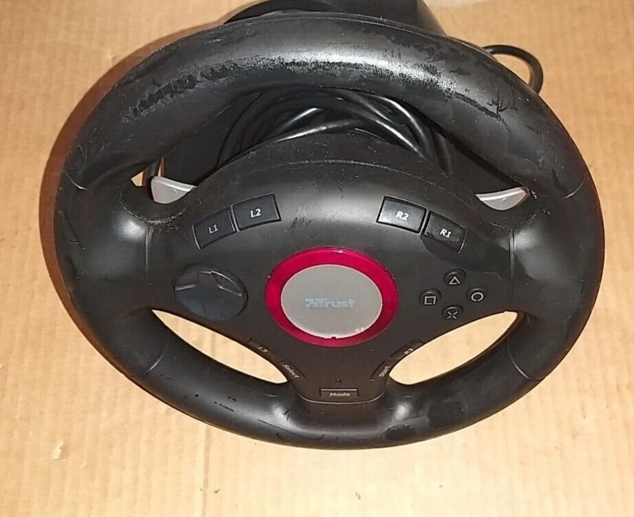 Trust Wheel Twin Shock 2 Videogiochi F1 2013 2010 WRC PES 2011 Cycling leggere - Immagine 4 di 4