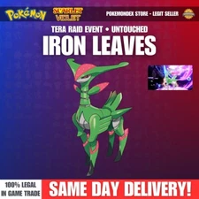 Pokemon Scarlet And Violet - ⭐️ IRON LEAVES ⭐️ PARADOX ⭐️ UNTOUCHED!