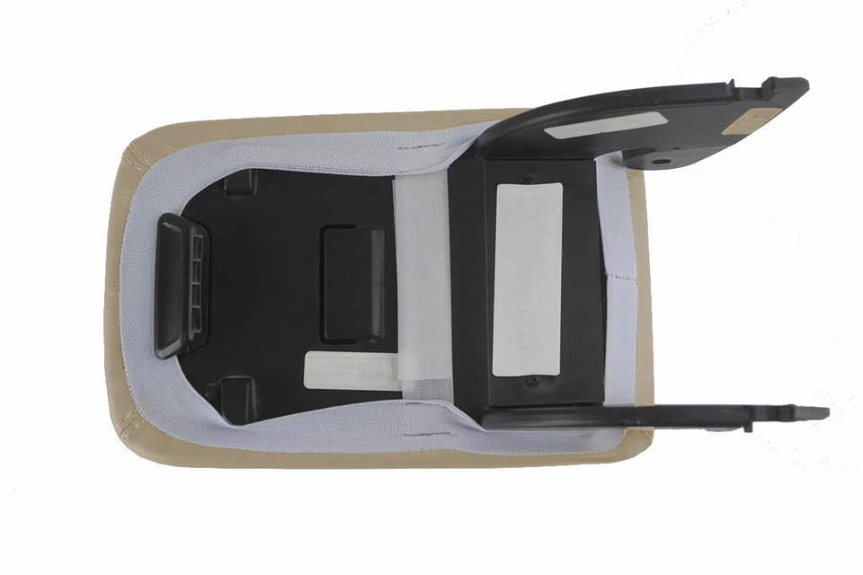 Tampa de console apoio de braço capa couro para VW Passat 2011-2018 bege - Imagem 4 de 4