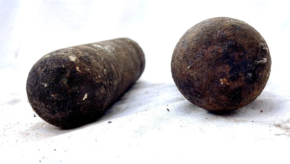 Pair Antique Steel Weights Longcase Clock / Grandfather Grandmother