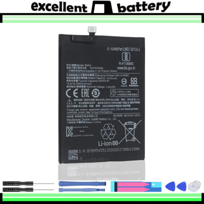 FREE EXPRESS POST for XiaomI Redmi Note 9T/5G BM54 Battery Replacement
