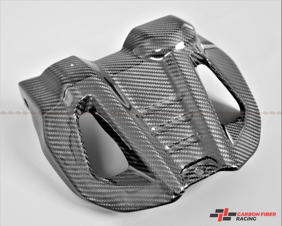 2013-18 Ducati Hyperstrada, Hypermotard 821, 939 Belly Pan - 100% Carbon Fiber - Изображение 2 из 4