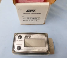 GPI Great Plains Industries 08S31GM Aluminum Digital Flow Meter 1" FNPT   (ESC)