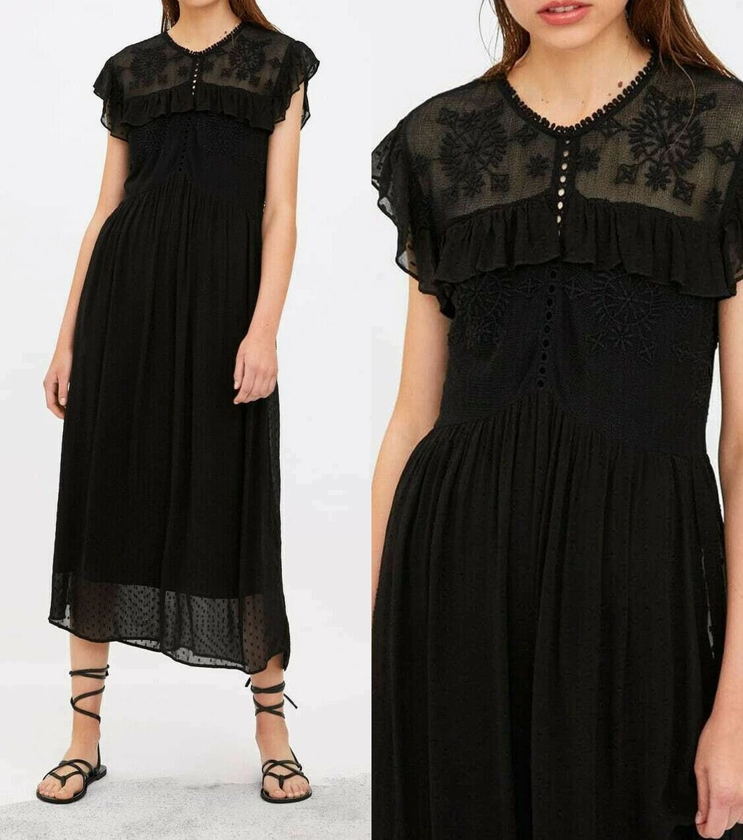 Zara top plumetis dress