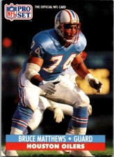 1991 Pro Set Football Bruce Matthews
