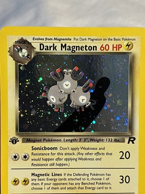 Dark Magneton Holo Team Rocket 11/82 1st Edition (NM) Pokemon | eBay