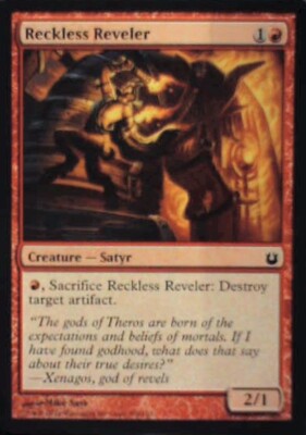 Reckless Reveler - Born of the Gods: #106, Magic: The Gathering Nm R128