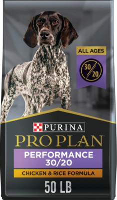Purina Pro Plan Sport Performance 30/20 Chicken & Rice Recipe Dry Dog Food -50lb