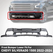 For 2022-2024 Chevrolet Silverado 1500 Front Lower Bumper Cover Plastic