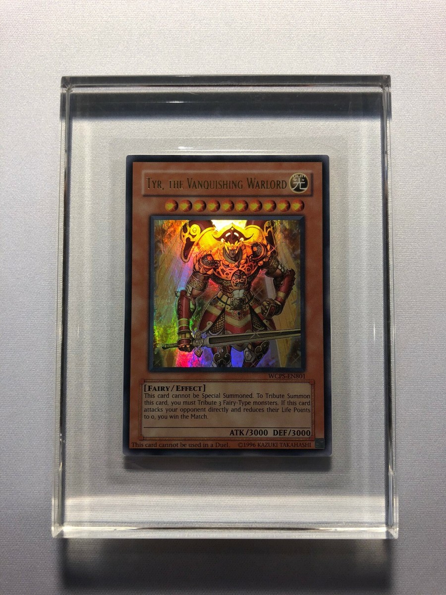 Yugioh Tyr, The Vanquishing Warlord WCPS-EN801 Ultra Rare | eBay Yugioh Tyr, The Vanquishing Warlord WCPS-EN801 Ultra Rare | eBay