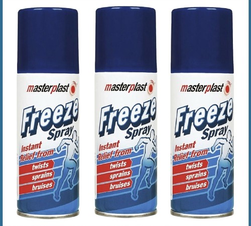 3 150ML EMERGENCY COLD FREEZE FREEZING MASSAGING SPRAY DEEP MUSCULAR PAIN RELIEF