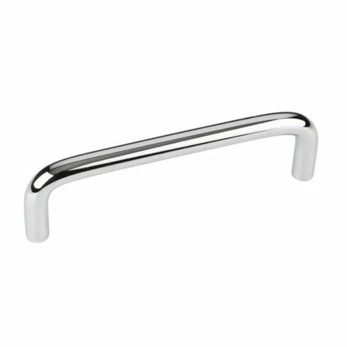 4" CC Polished Chrome Kitchen Cabinet Wire Pull Commercial Office Handle - Picture 1 of 2