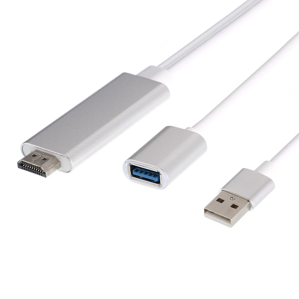 USB 3.0 to HDMI HD 1080P Power Video Cable Adapter Converter for PC Laptop HDTV  - Image 3 of 4