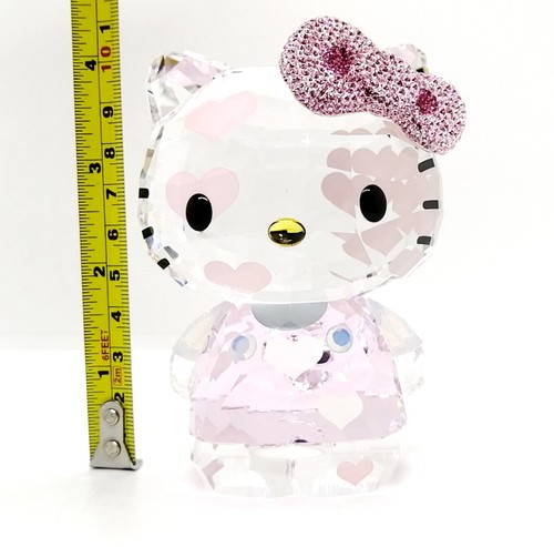 Swarovski Crystal Figurine Hello Kitty Hearts 2012 Limited Edition 1142934 - Picture 10 of 13