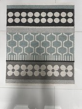 Pappelina Asta Rug Floor Mat. 35  X 28   90 cm x 70 cm . Pale Turquoise.