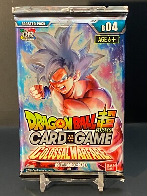 dragon ball super card game colossal warfare booster box TCG favorites from the climactic Colossal Warfare arc Dragon Ball Super Card Game