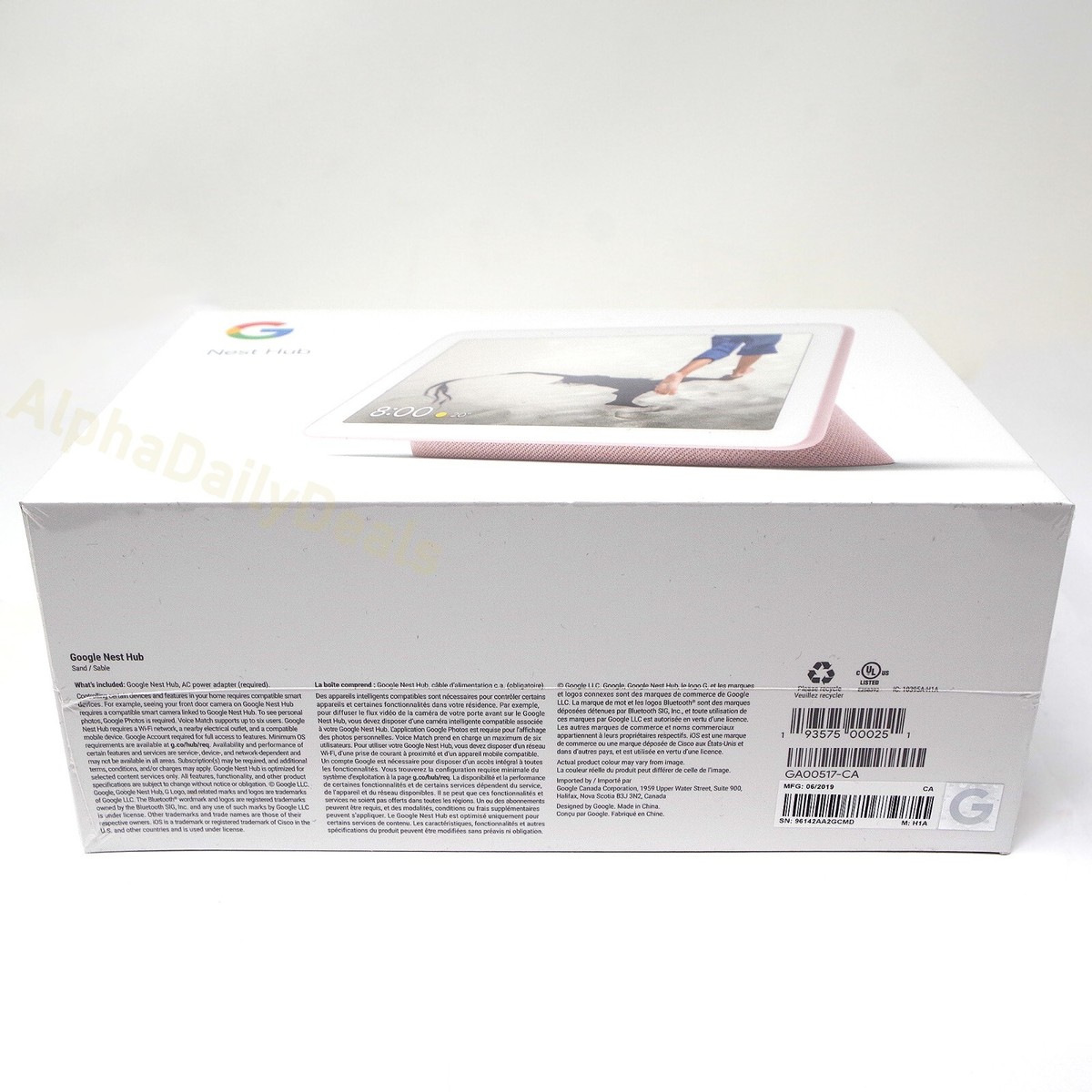 Google Nest Hub Smart Home Display Speaker with Voice Assistant