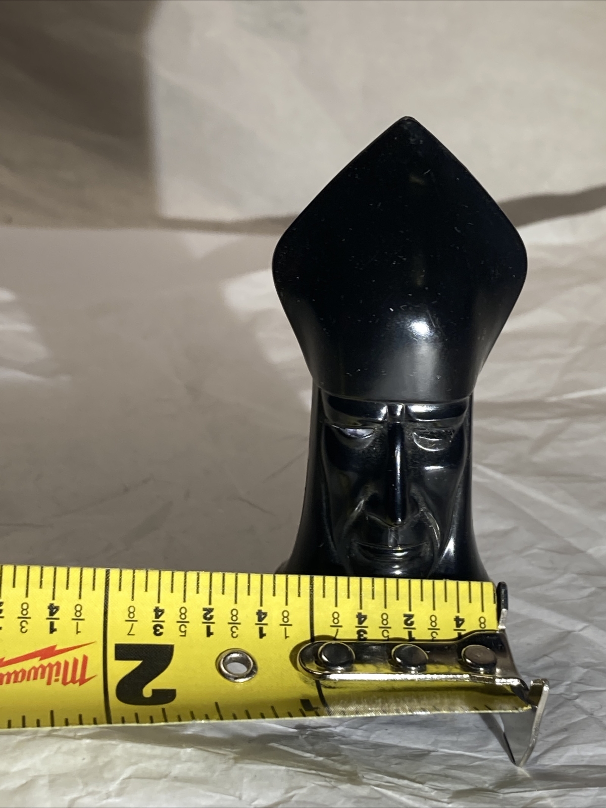 Vintage Ganine Gothic Sculptured #1475 Black Bishop 1957 Replacement 1 Pc B4