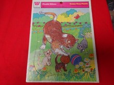 Playful Kittens Frame Tray Puzzle Whitman 1976