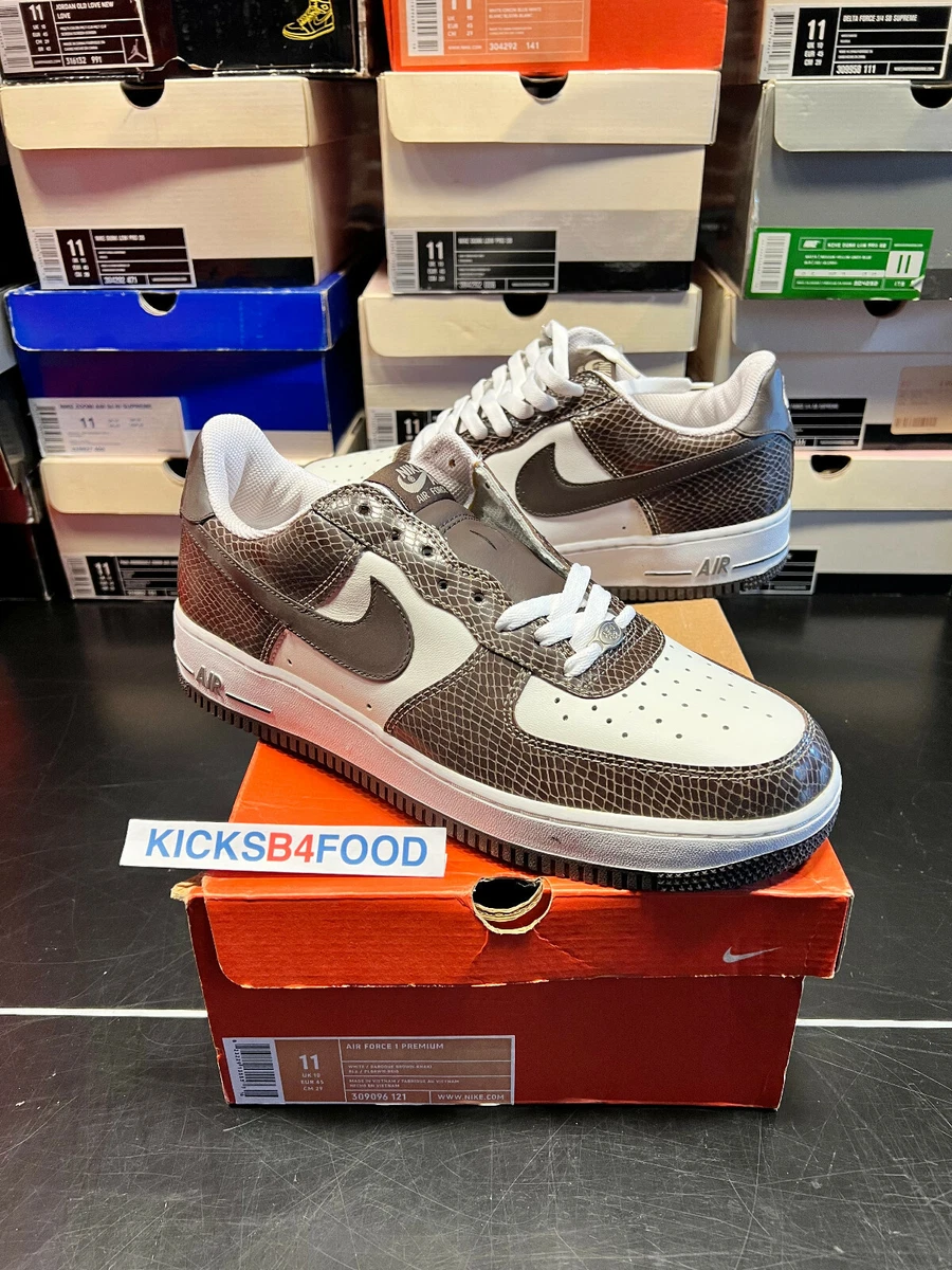 Nike Air Force 1 - Baroque Brown / White - Gum Medium Brown