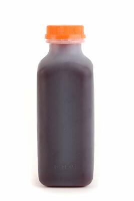 200 Pack Empty Translucent Plastic Juice Bottles with Tamper Evident Caps 16 Oz.