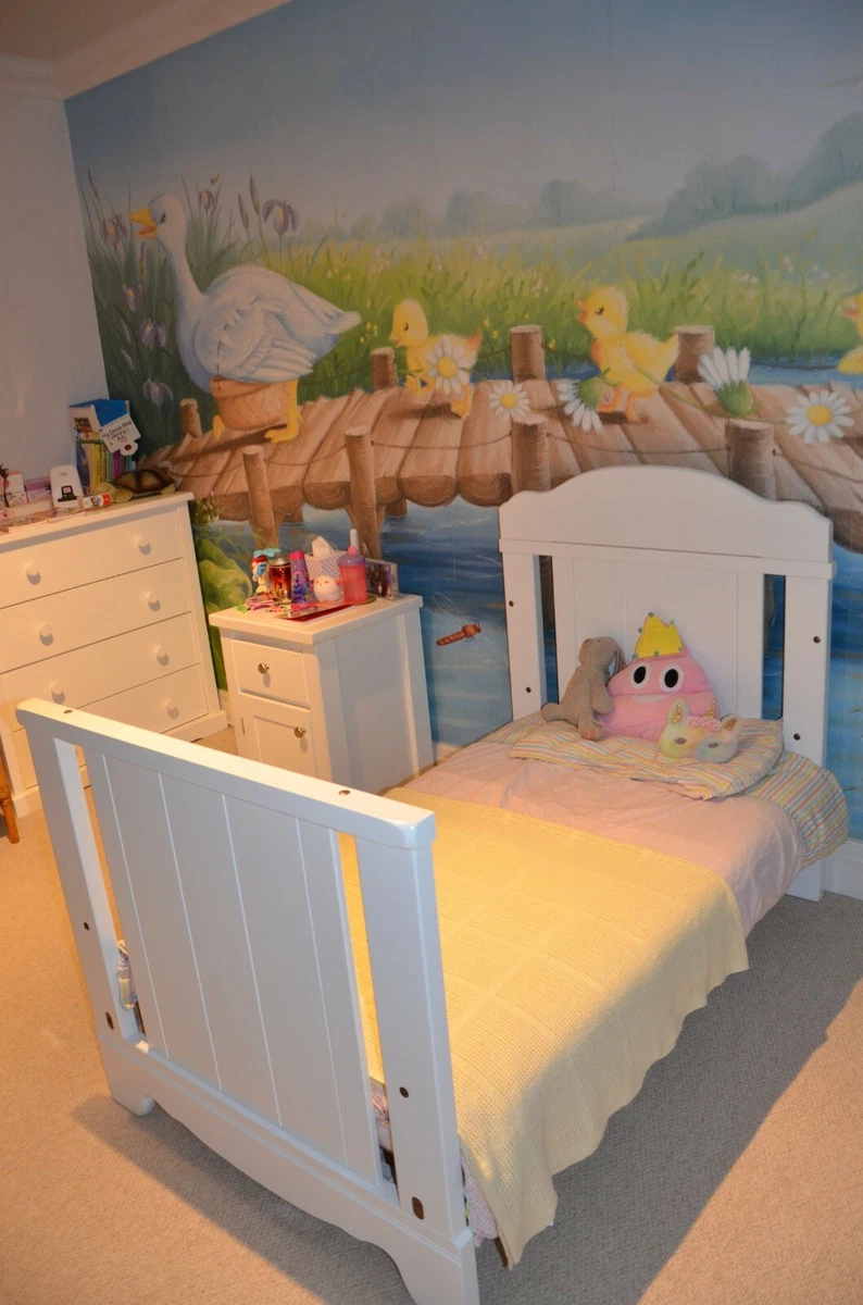 Boori Country Rosedale 3 In 1 Cot Cot bed Bed with Tidy Drawer