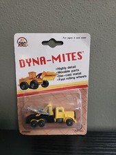 Vtg Zee Toys Dyna-mites Tow Truck Wrecker Construction Equipment Zylmex C.1993