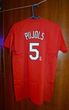 St. Louis Cardinals Pujols T-Shirt Majestic YOUTH XL Red MLB New With Tags 