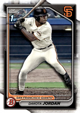 2024 Bowman Draft - Dakota Jordan #BD-71 Giants 1st Bowman