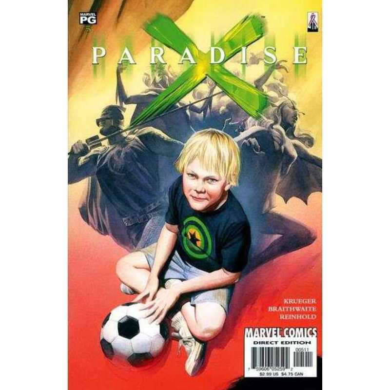 Paradise X #5 in Near Mint condition. Marvel comics [n&