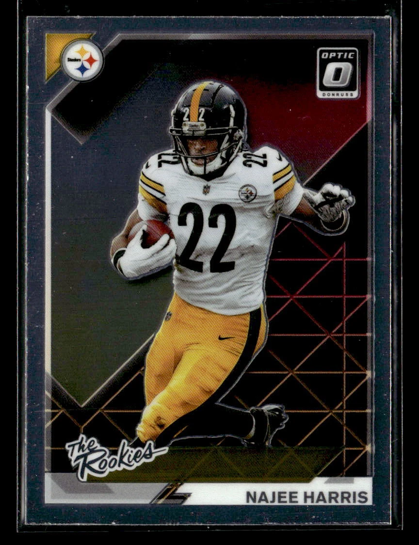 Najee Harris Panini Donruss Optic the Rookies #TR11 Gold Vinyl 1/1