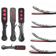 Quality Paddle Spanking Slap Whip Adult Restraints Flogger Kinky Women Men USA