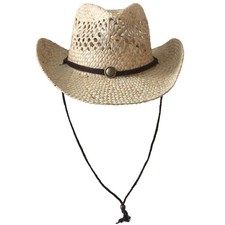 Wildarms Men  s Woven Straw Cowboy Hat Cowgirl Sun Beach Hat for Women Wide
