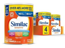 4 cans Similac Sensitive 29.8 EXP 9/1/26 Sealed New Infant Formula