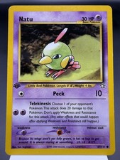 Natu 67/111 - 1st Edition - Neo Genesis Pokemon Card LIGHT PLAY