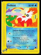Delibird 49/144 Common Skyridge Pokemon Moderately Played