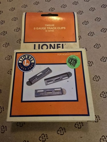 Lionel 6-12743 twelve (12) O gauge track clips NIB - 第 5/5 張圖片