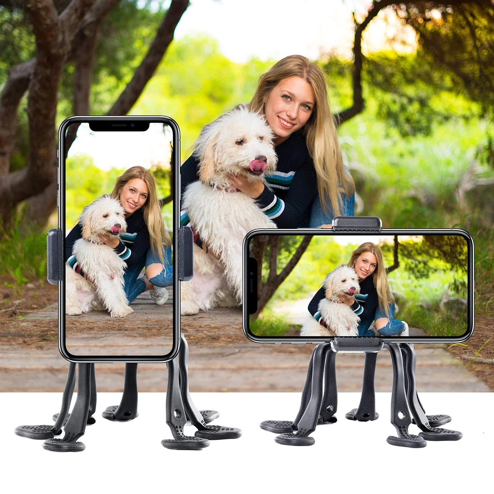 Cell Phone Octopus Tripod Universal Smartphone Holder Octopus Tripod 8 Legs f - Image 2 of 4