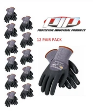 PIP 34-845 MaxiFlex Dotted Palms Micro-Foam Gloves - Sizes SM-XLG - 12 Pair Pack