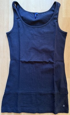 CECIL DAMEN FRAUEN TRÄGERTOP T-SHIRT SHIRT BLAU SS 34 GEBRAUCHT GETRAGEN