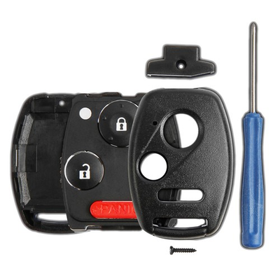 #ad Remote Key Fob Shell Repair Replacement Set 3 Button for 2005 2017 Honda Accord $8.96