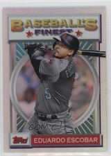2020 Topps Finest Flashbacks Refractor Eduardo Escobar #22 3u0