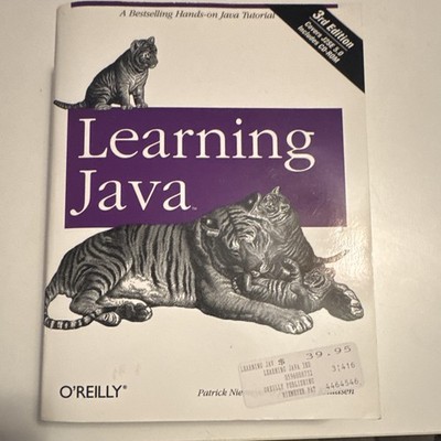 O Reilly Learning Java 3rd Edition Niemeyer & Leuck Paperback 2005 Java