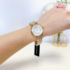 Emporio Armani AR1907 Women's Two-Hand Gold-Tone Stainless Steel Watch