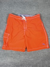 Tommy Bahama Board Swim Trunks Mens 2XL Shorts Mesh Lined Drawstring Orange
