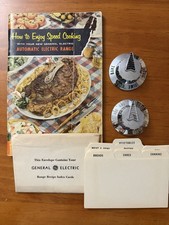 Late 1950s General Electric Stove parts 