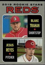 Blake Trahan / Jesus Reyes 2019 Topps Heritage Cincinnati Reds #36